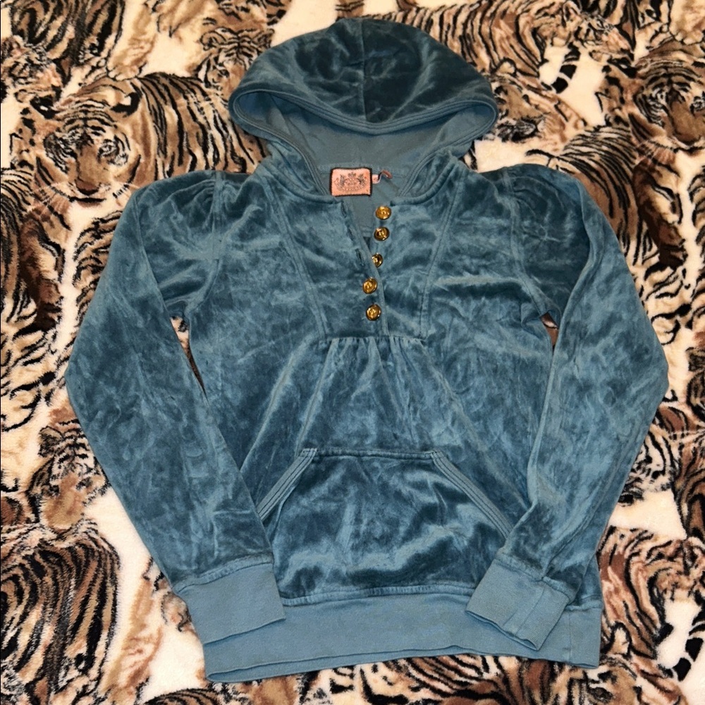 Juicy Couture Blue Velvet Women's Sweater